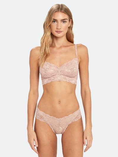 Shop Cosabella Never Say Never Sweetie Soft Lace Bralette - S - Also In: Xl, L, M In Pink