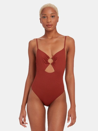 Shop Vitamin A Bedette One-piece Swimsuit - Xs - Also In: S, Xl, M, L In Red