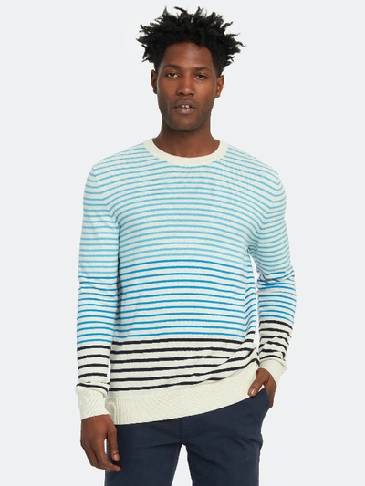 Shop Scotch & Soda Classic Stripe Crewneck Sweater - Xxl - Also In: S In Blue