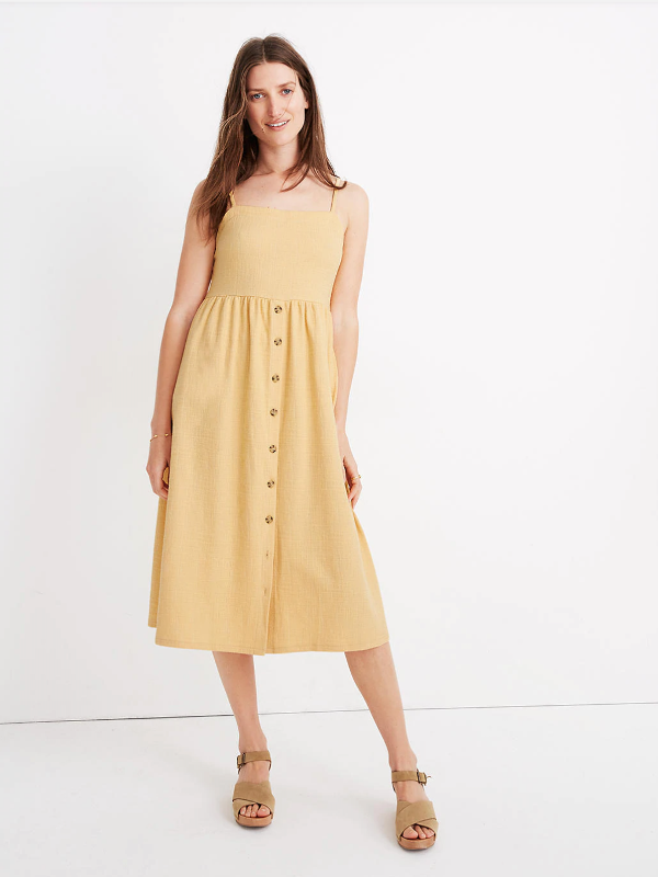 madewell yellow dress