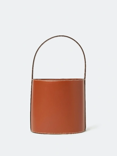 Shop Staud Bissett Bucket Bag In Brown