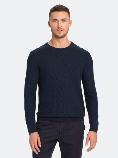 Shop Theory Riland Pique Sweater - S - Also In: L, Xl In Blue