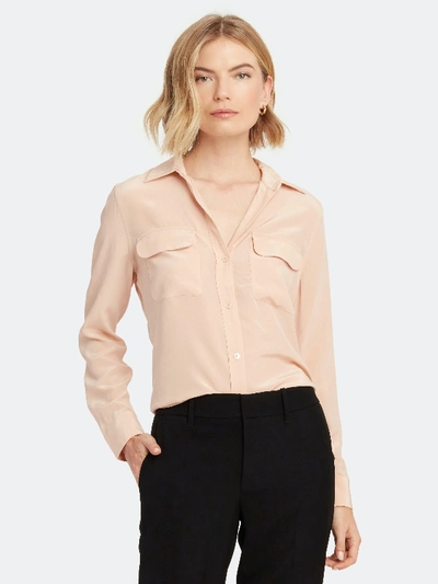 Shop Equipment Slim Signature Blouse - L - Also In: M, S In Brown