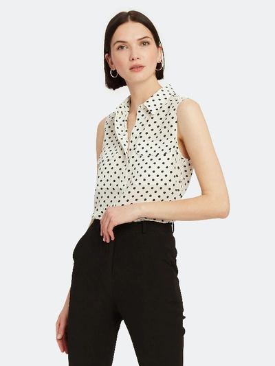 Shop Equipment Sleeveless Slim Signature Blouse In White