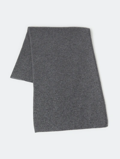 Shop Naadam Knit Throw In Grey