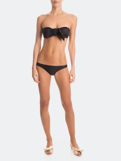 Shop Adriana Degreas Solid Strapless Buckle Bikini - M - Also In: L In Black