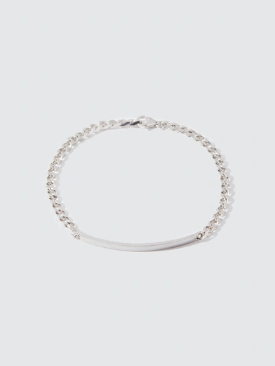 Shop Miansai Id Chain Bracelet - M In Grey