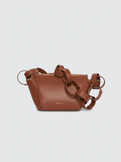 Shop Frenzlauer Bowl Multicircle Leather Shoulder Bag In Brown