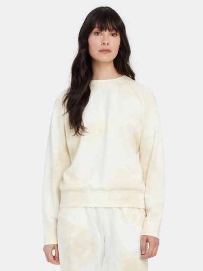 Shop Richer Poorer Crewneck Fleece Sweatshirt In White