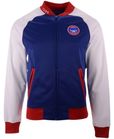 Shop New Era Men's Chicago Cubs Ballpark Track Jacket In White