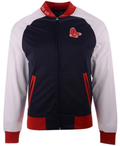 Shop New Era Men's Boston Red Sox Ballpark Track Jacket In White