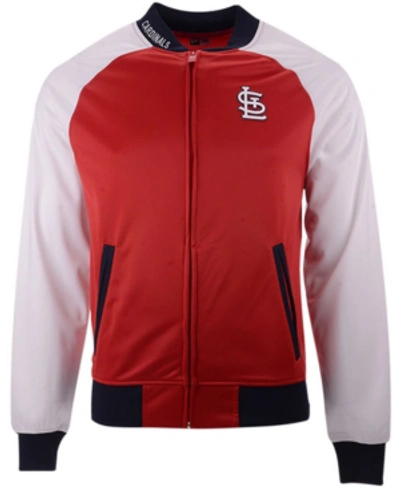 Shop New Era Men's St. Louis Cardinals Ballpark Track Jacket In White