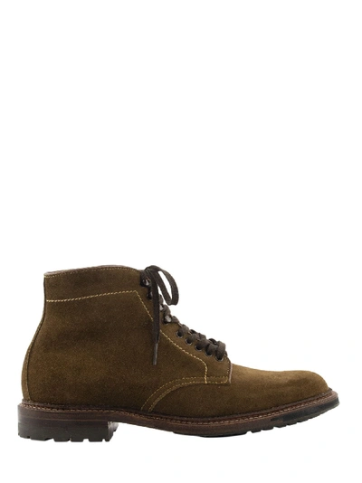 Shop Alden Shoe Company Simple Pointed Suede Boot In Snuff Suede