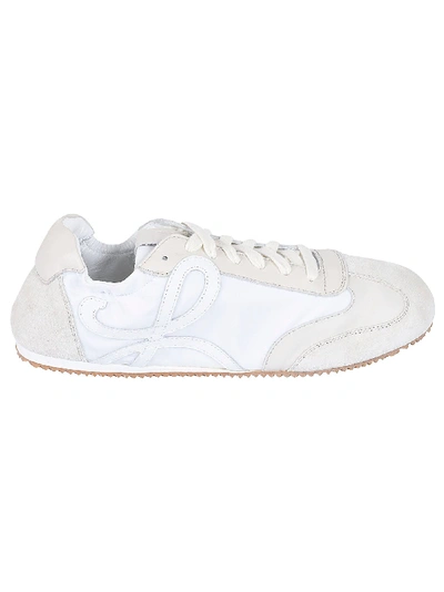 Shop Loewe Ballet Sneakers In White/off White