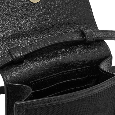 Shop Gucci Gg Eco Nylon Mini Bag In Black