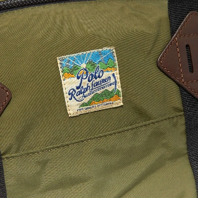 Shop Polo Ralph Lauren Mountain Duffel Bag In Green