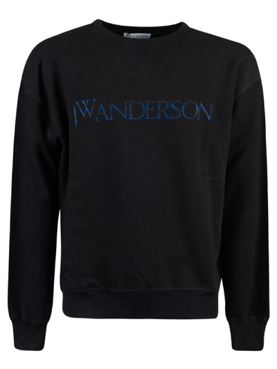 Shop Jw Anderson Reverse Sleeves Sweatshirt In Black