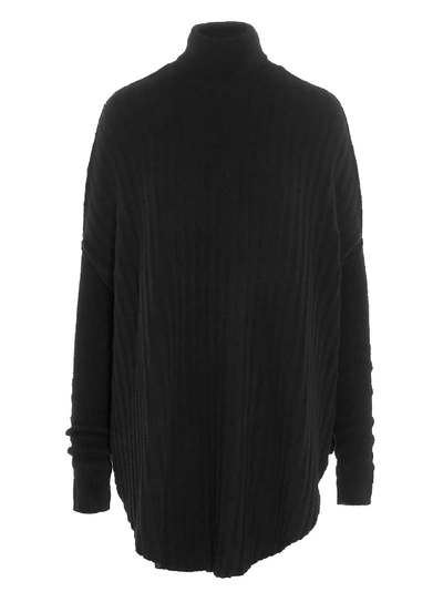 Shop Mm6 Maison Margiela Gauge 7 Rib Knit Sweater In Black