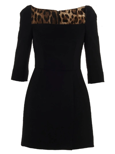 Shop Dolce & Gabbana Dress In Black