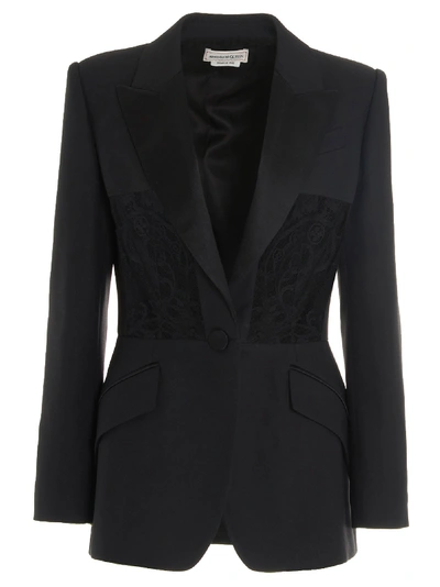 Shop Alexander Mcqueen Blazer In Black