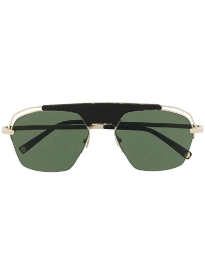 Shop Belstaff Maxford Aviator Sunglasses In Black