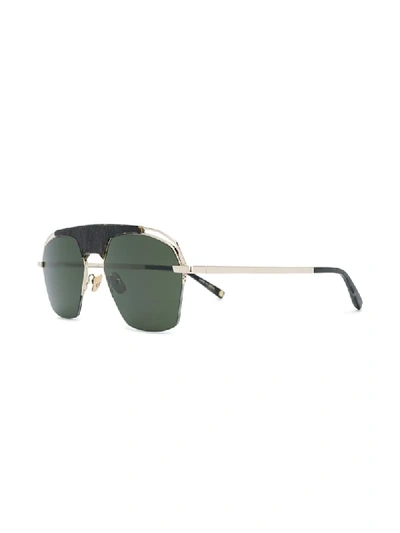 Shop Belstaff Maxford Aviator Sunglasses In Black