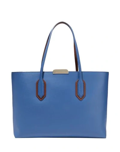 Shop Emporio Armani Handbags In Pastel Blue