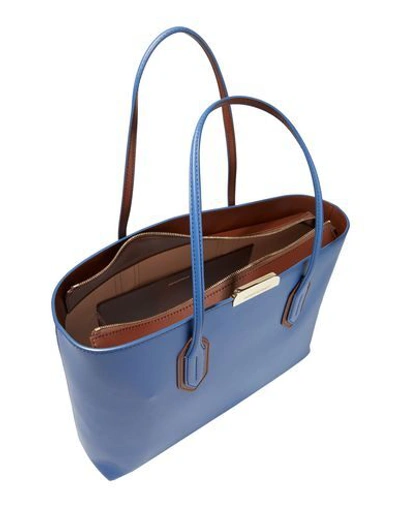 Shop Emporio Armani Handbags In Pastel Blue