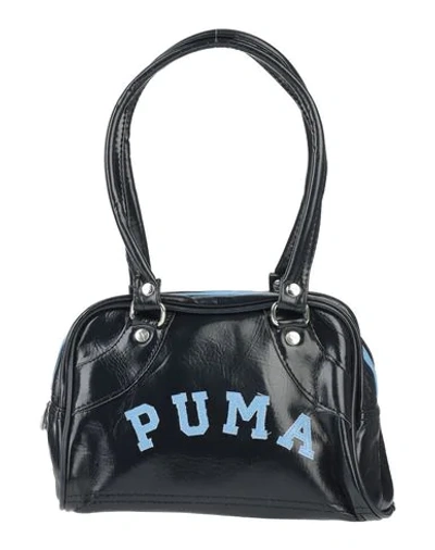Shop Puma Handbag In Dark Blue