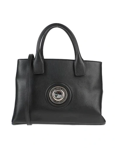 Shop Versace Jeans Handbag In Black