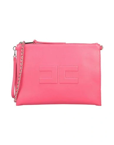 Shop Elisabetta Franchi Handbag In Fuchsia