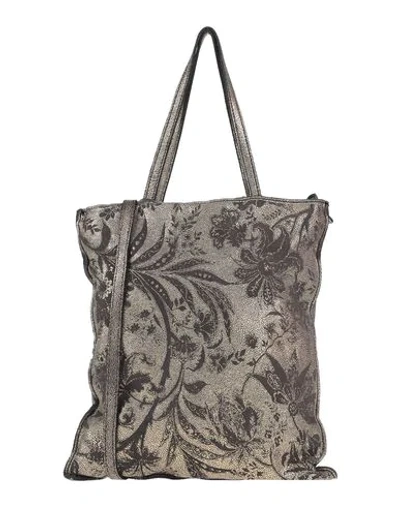Shop Caterina Lucchi Handbag In Dark Brown