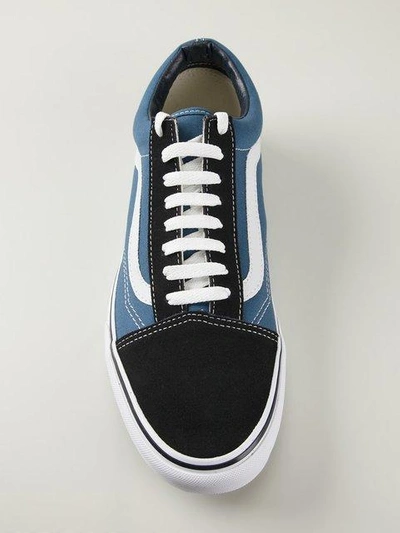 Shop Vans Contrasting Panels Lace-up Sneakers