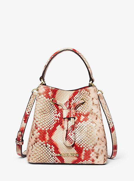 michael kors python tote for sale