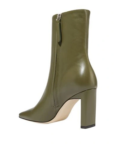 Shop Wandler Ankle Boots In Military Green