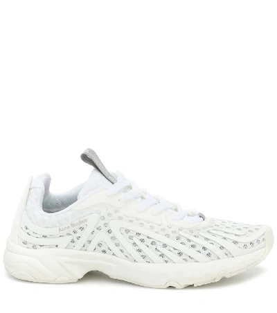 Shop Acne Studios Trail Sneakers In White