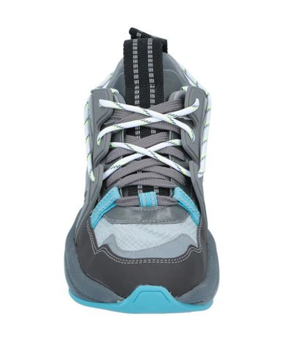 Shop Ganni Sneakers In Steel Grey