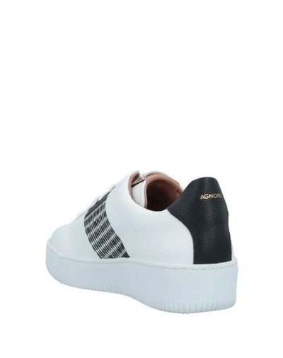 Shop Agnona Sneakers In White