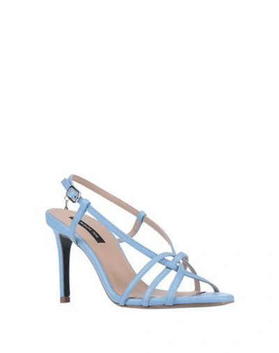 Shop Patrizia Pepe Sandals In Azure