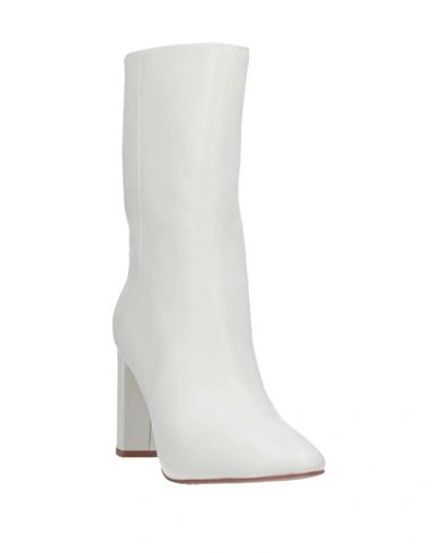 Shop Lola Cruz Ankle Boots In Ivory