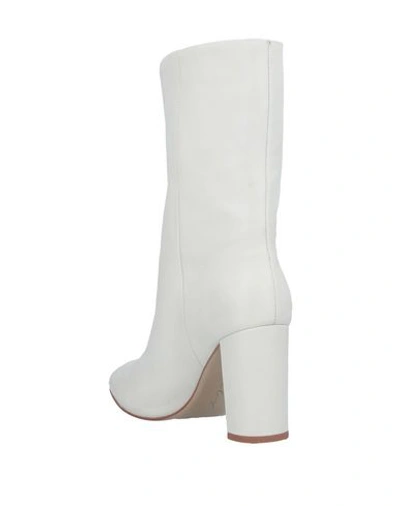 Shop Lola Cruz Ankle Boots In Ivory