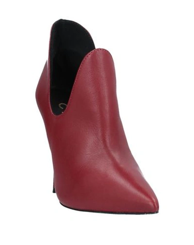 Shop Carrano Ankle Boot In Maroon