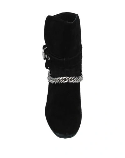 Shop Bibi Lou Woman Ankle Boots Black Size 8 Leather