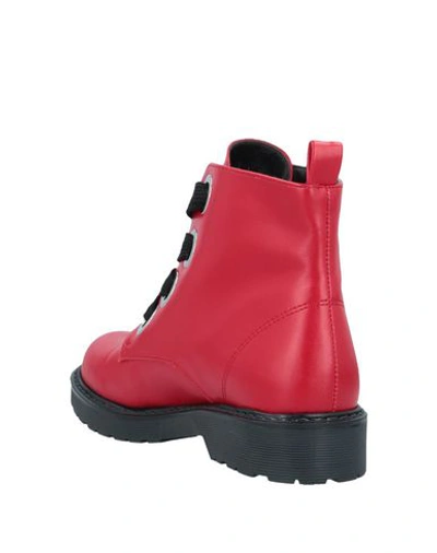 Shop Be Blumarine Ankle Boots In Red