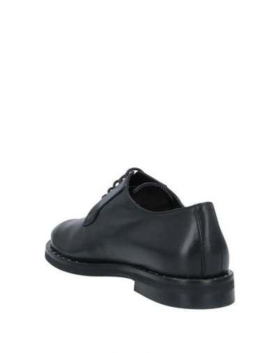 Shop Anna F Lace-up Shoes In Black