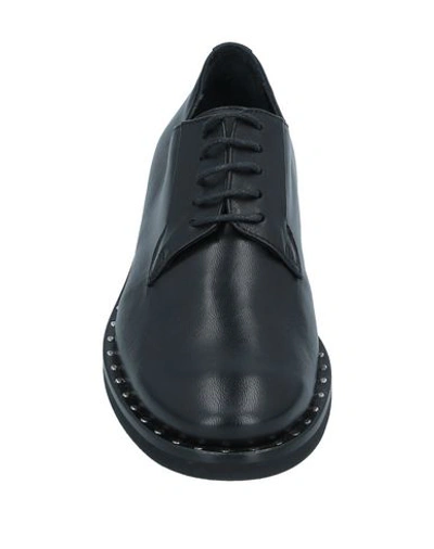 Shop Anna F Lace-up Shoes In Black