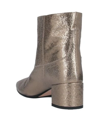 Shop Anna F Ankle Boots In Platinum