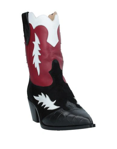 Shop Manila Grace Woman Ankle Boots Black Size 5 Bovine Leather