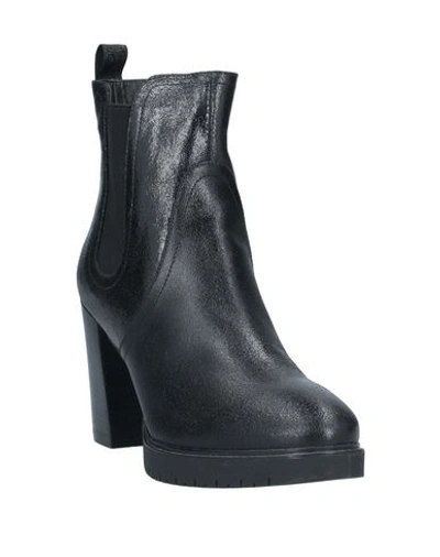 Shop Liu •jo Woman Ankle Boots Black Size 11 Soft Leather