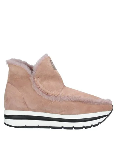 pale pink ankle boots